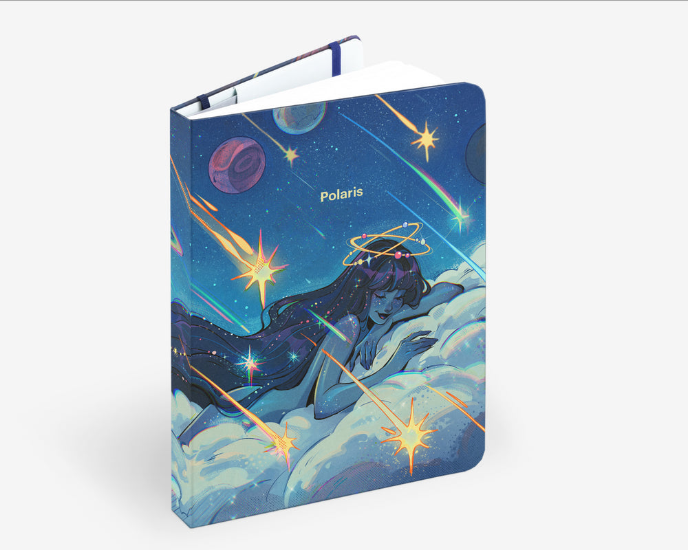 Gretel Lusky Art Kit notebook cover: Starry Dreams design