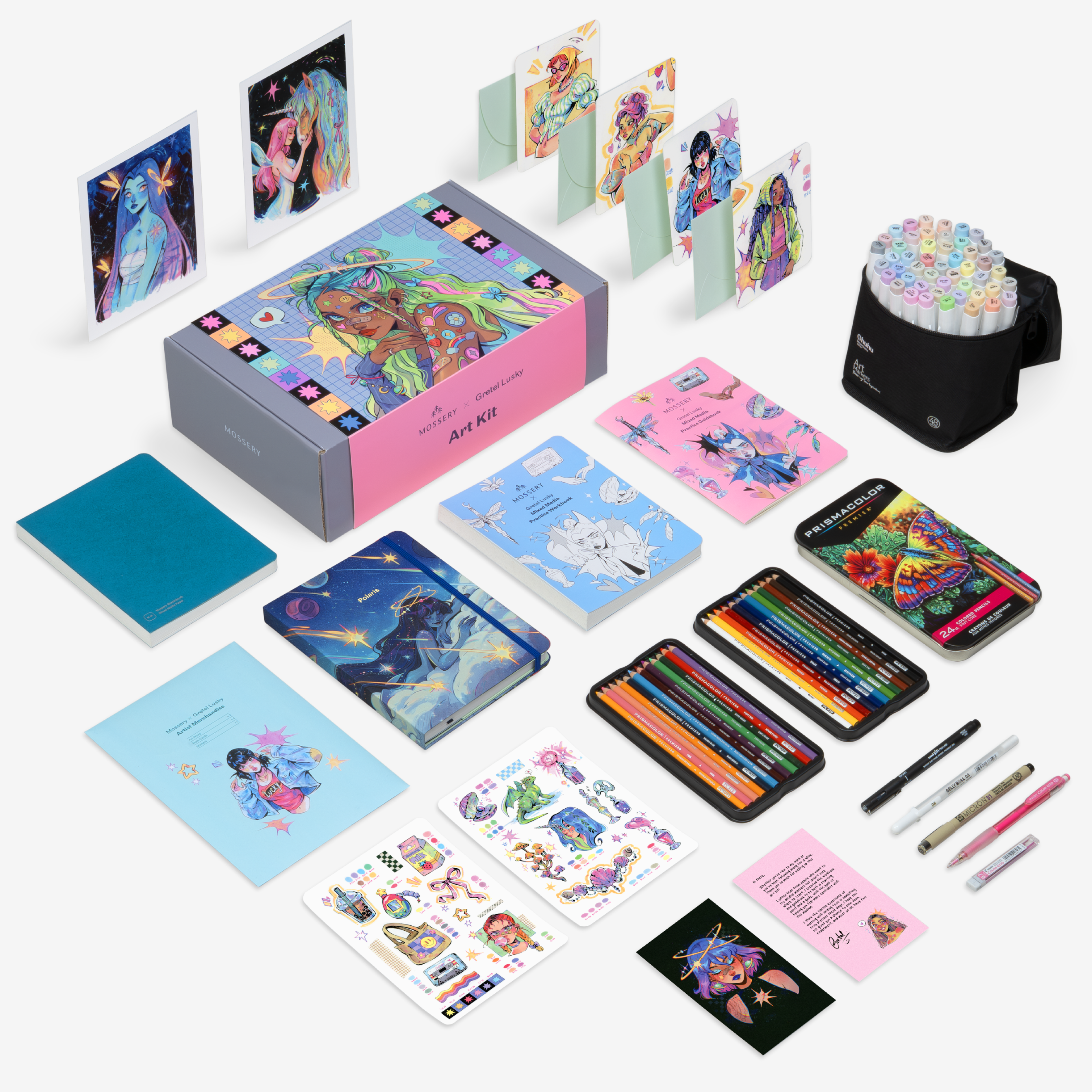 Gretel Lusky Mixed Media Art Kit