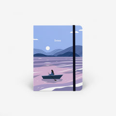 Moon Lake Wirebound Notebook