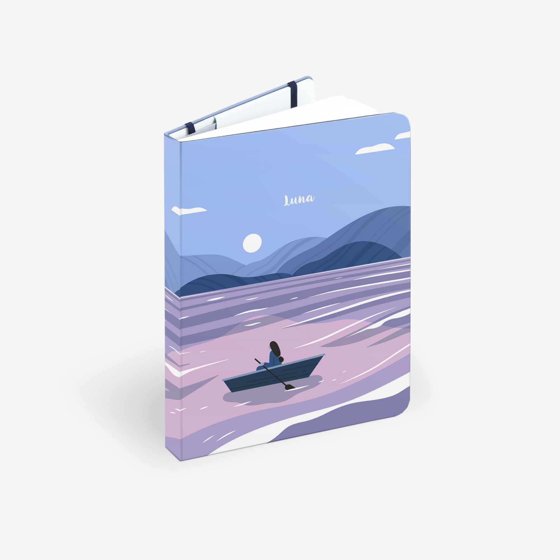 Moon Lake Wirebound Notebook