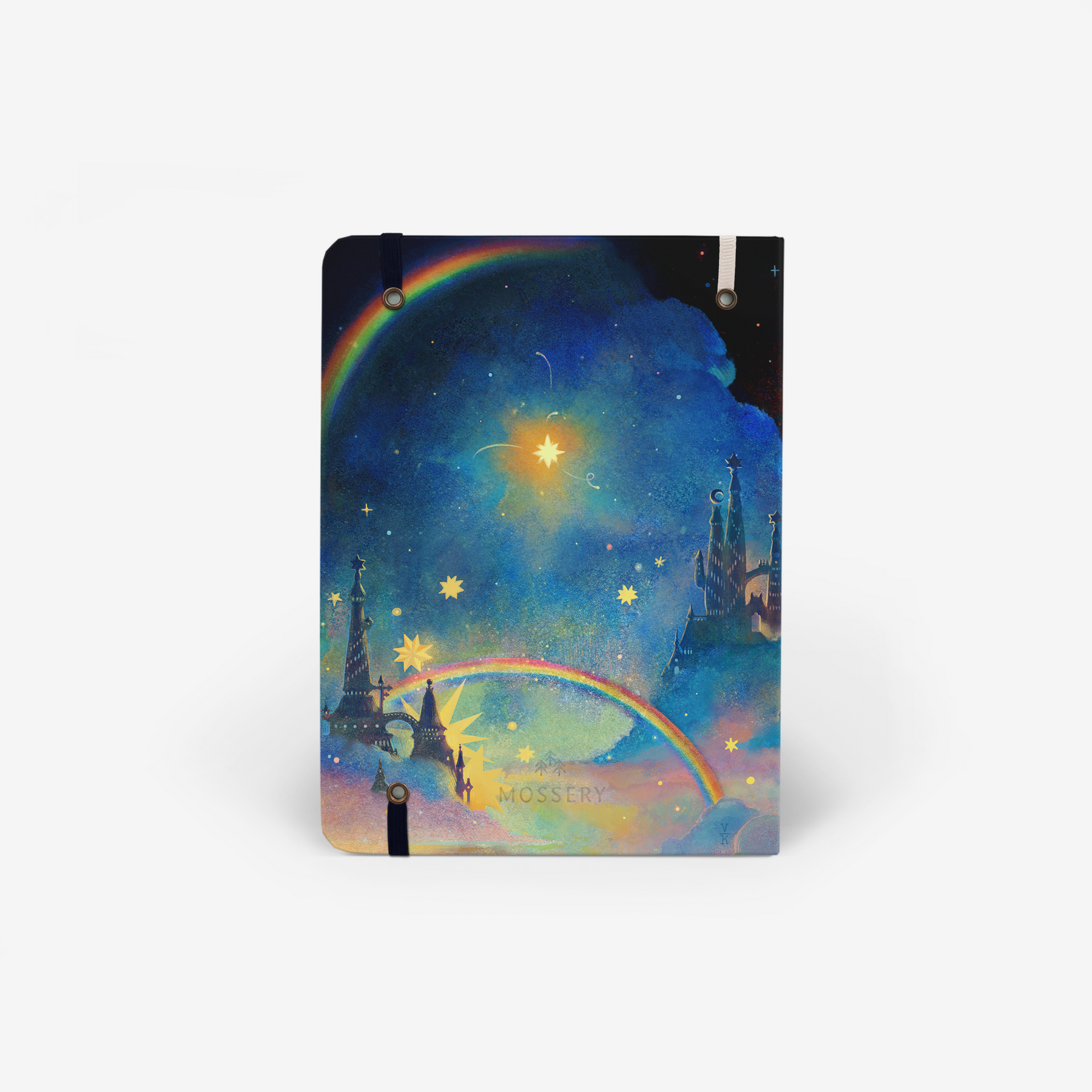 Moonlight Guardian Wirebound Notebook
