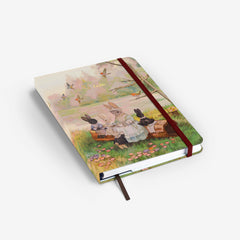 Picnic Bunnies Wirebound Notebook