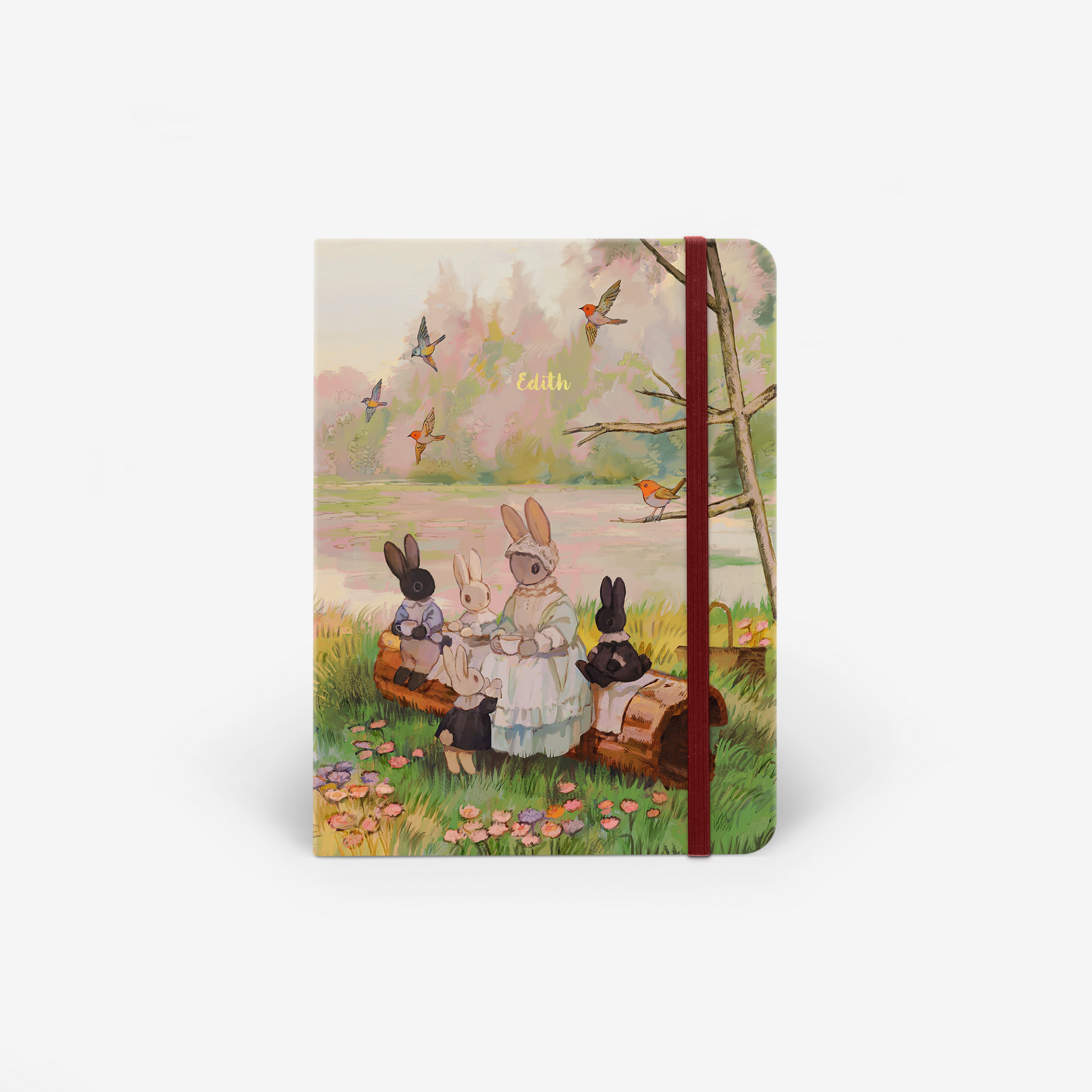 Picnic Bunnies Undated Planner by @rt0no