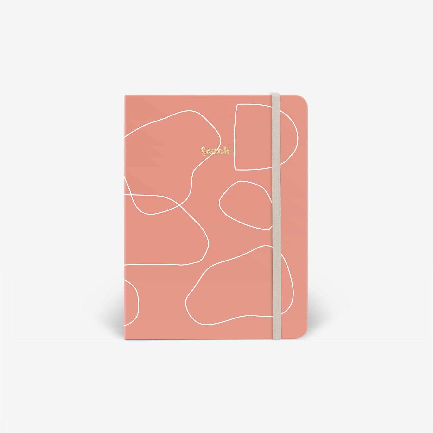 Pink Clay Wirebound Sketchbook by @whimsigirldsgn
