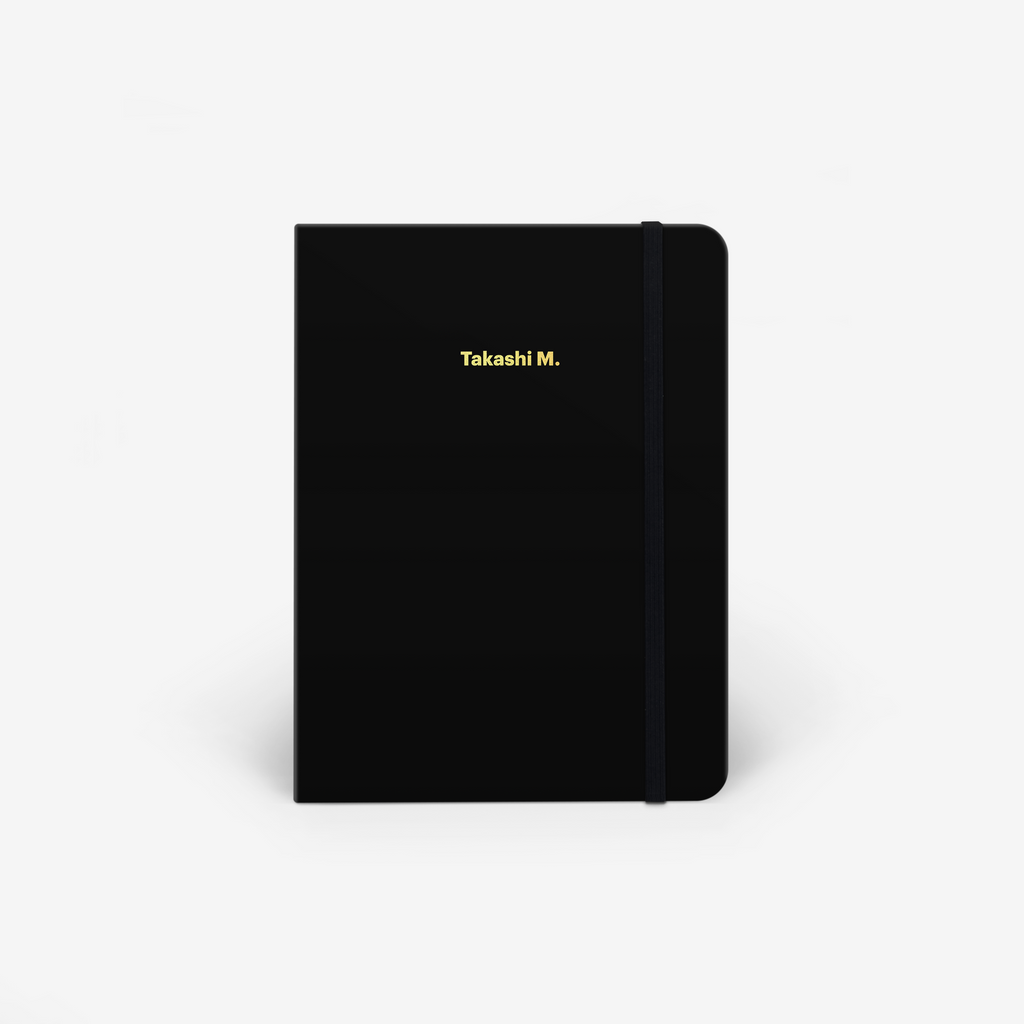 Plain Black Threadbound Sketchbook