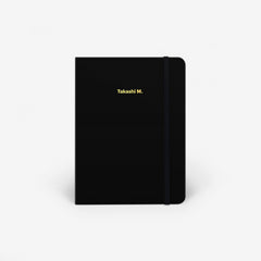 Plain Black Threadbound Notebook