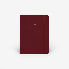 Plain Burgundy Threadbound Notebook