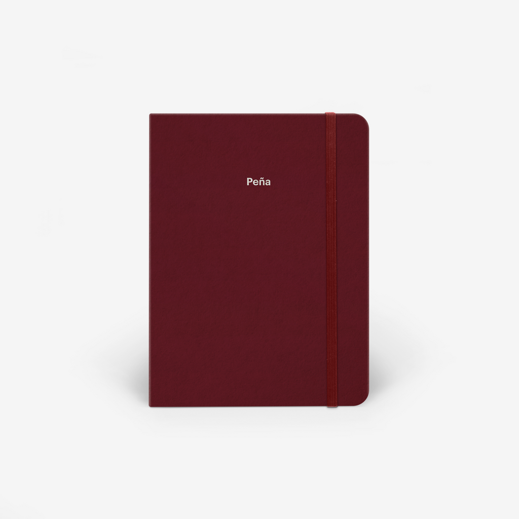 Plain Burgundy 2026 Planner