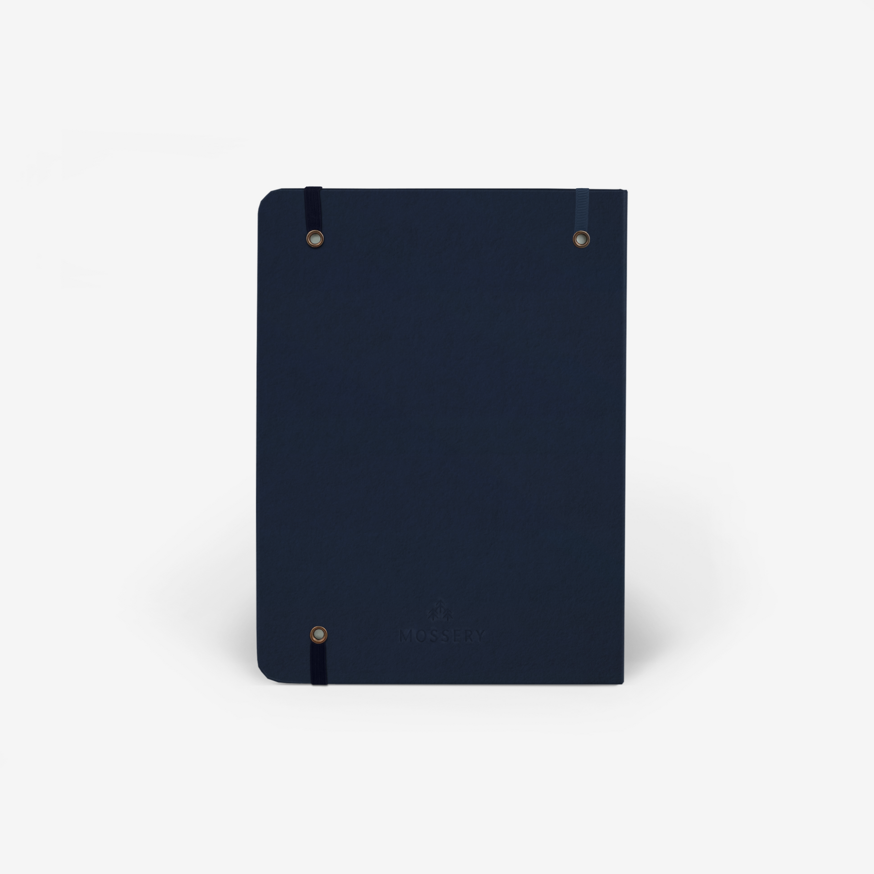 Plain Navy Wirebound Notebook