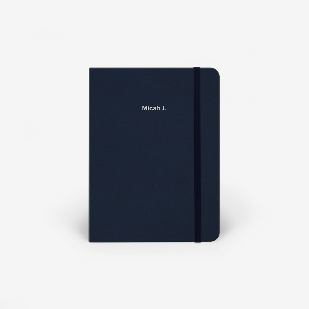 Plain Navy Wirebound Sketchbook