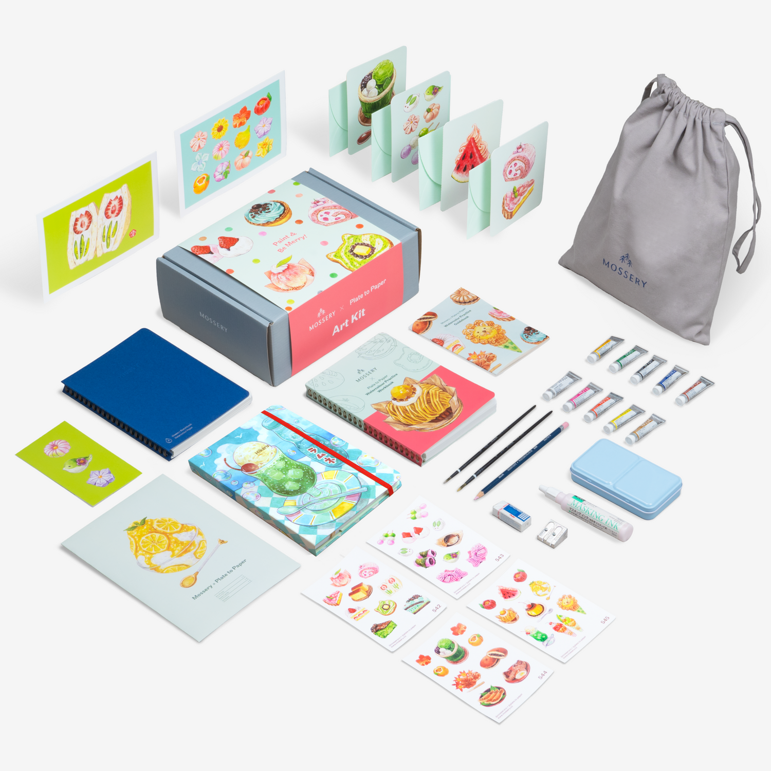 Plate to Paper Watercolour Art Kit: Deluxe Edition