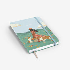 Spring Collies Threadbound Notebook