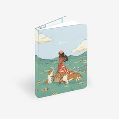 Spring Collies Wirebound Notebook