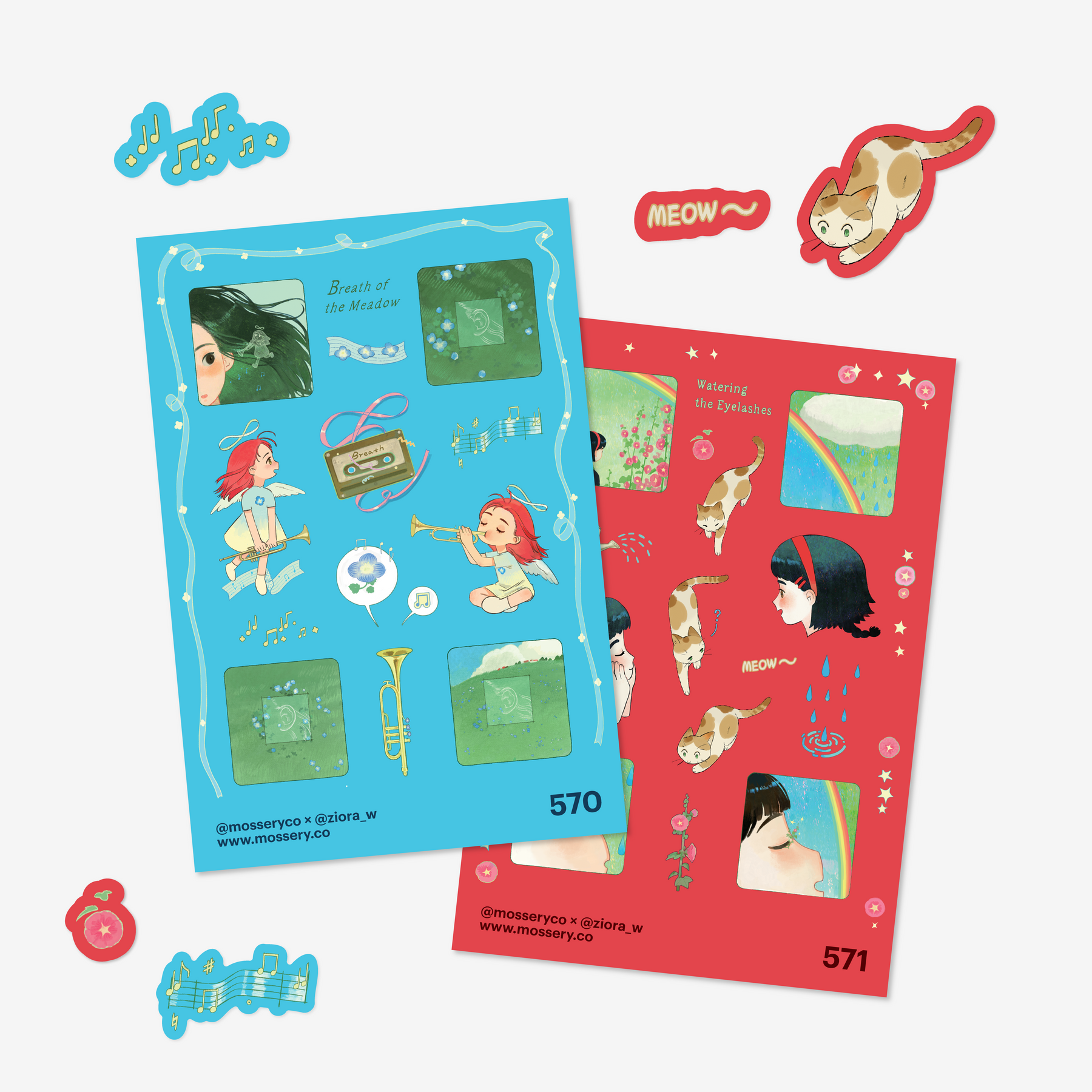 Artist Series Stickers: Ziora by @ziora_w