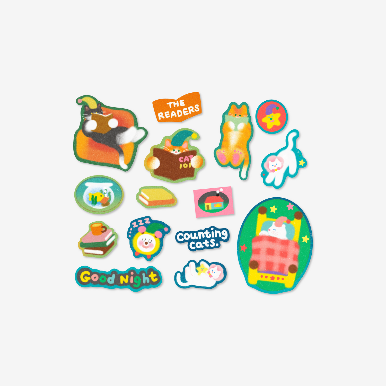 Counting Cats Sticker