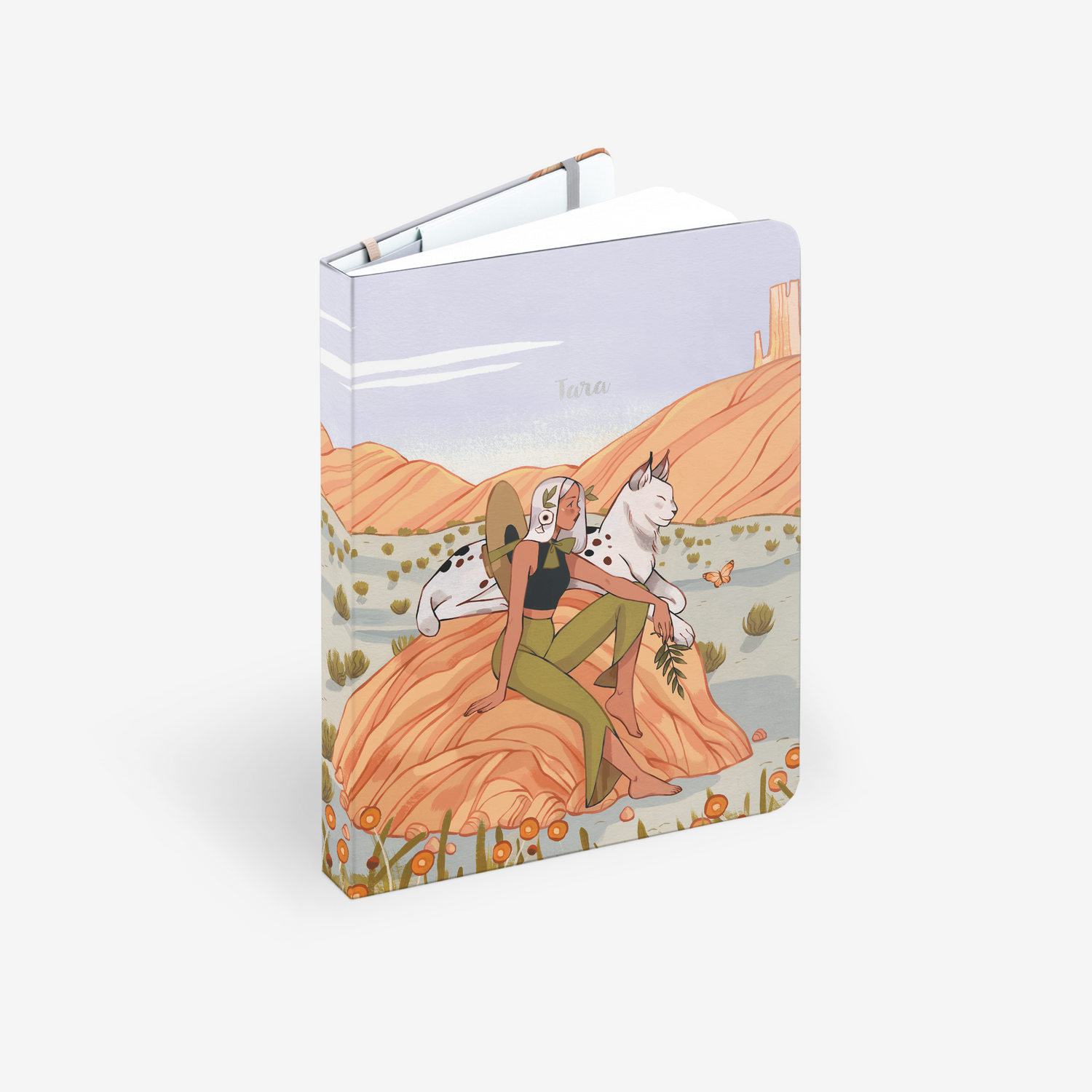 Summer Lynx Threadbound Notebook