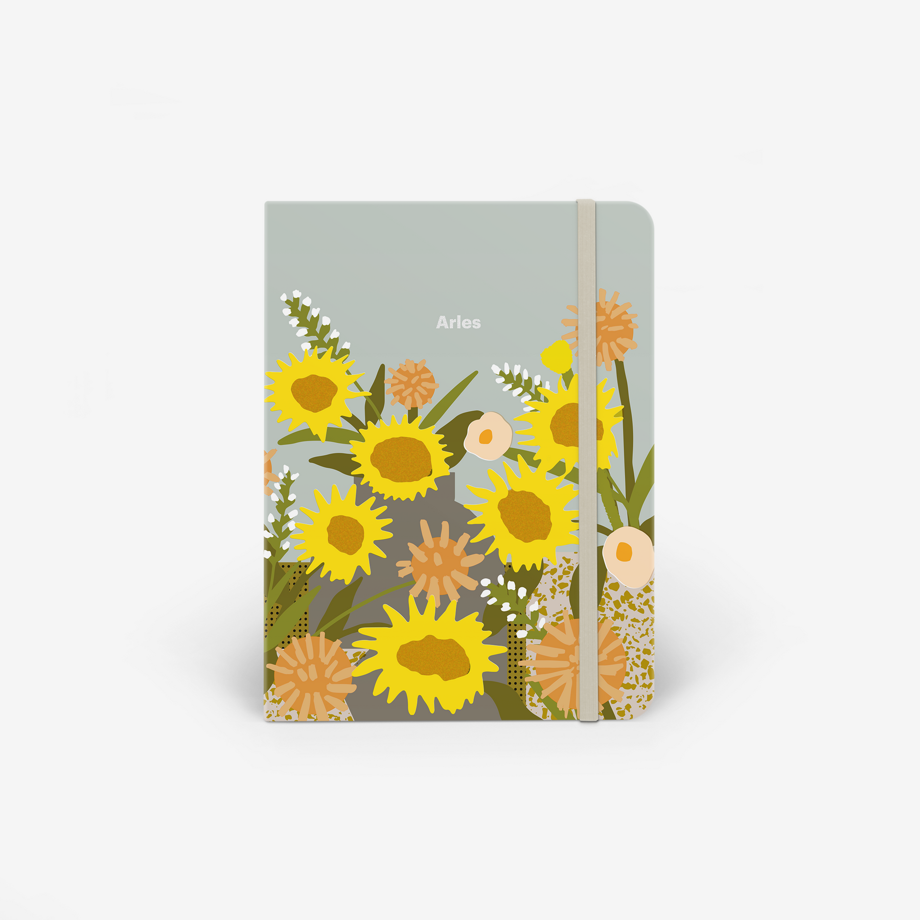 Sunflowers Threadbound Notebook by @elenaboils