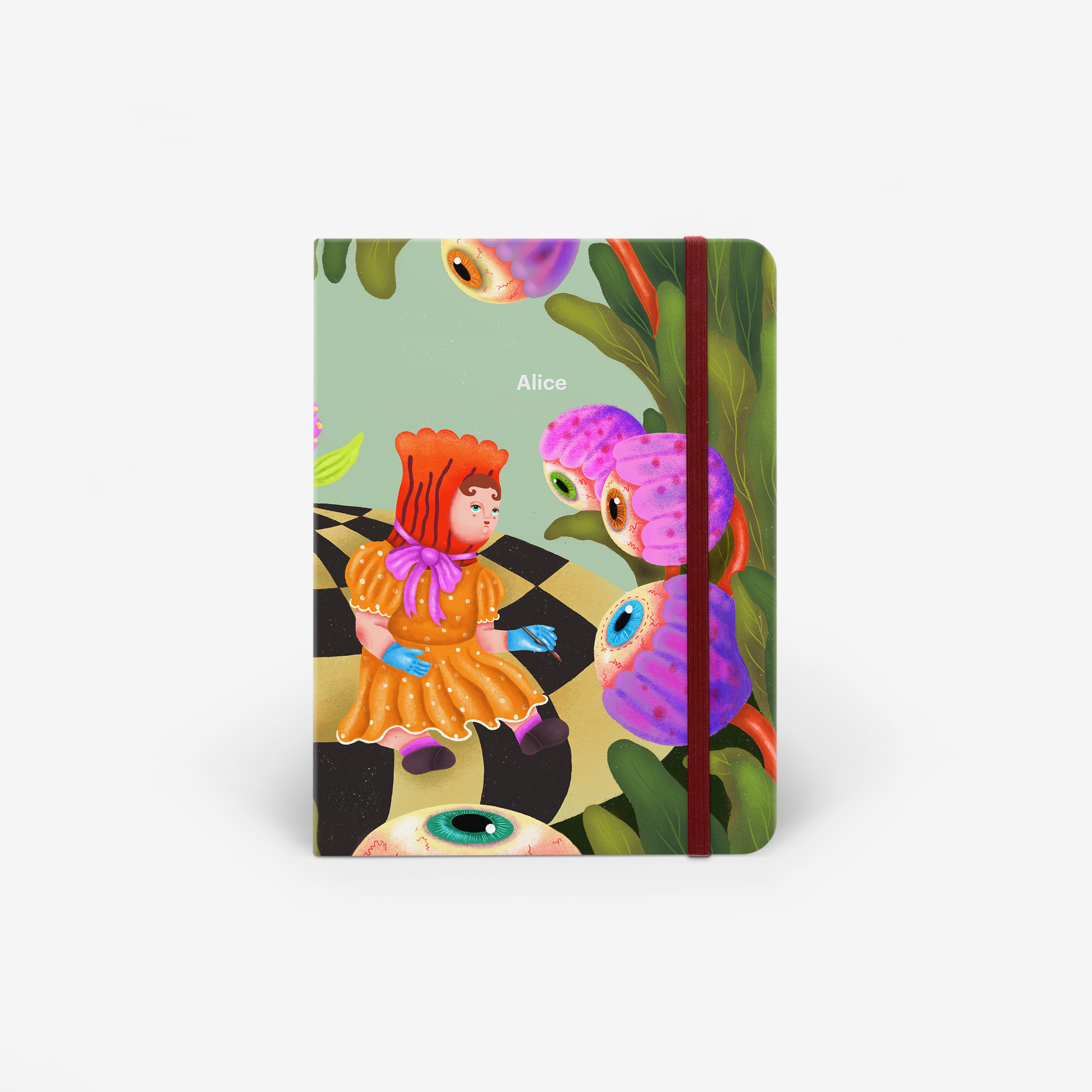 The Garden Sees Everything Threadbound Notebook by @dpeculiar.artist
