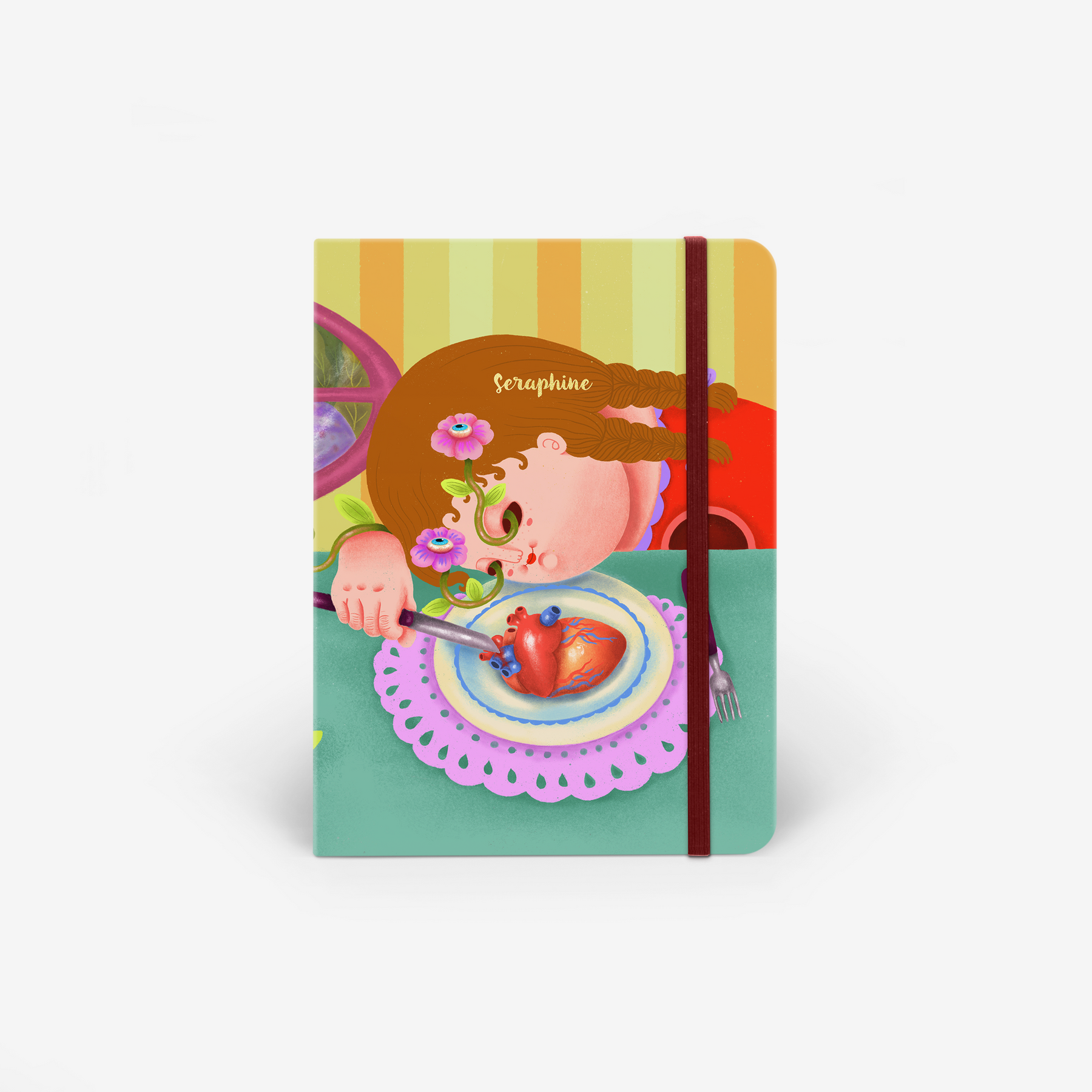 The Other Side of Silence Threadbound Notebook by @dpeculiar.artist