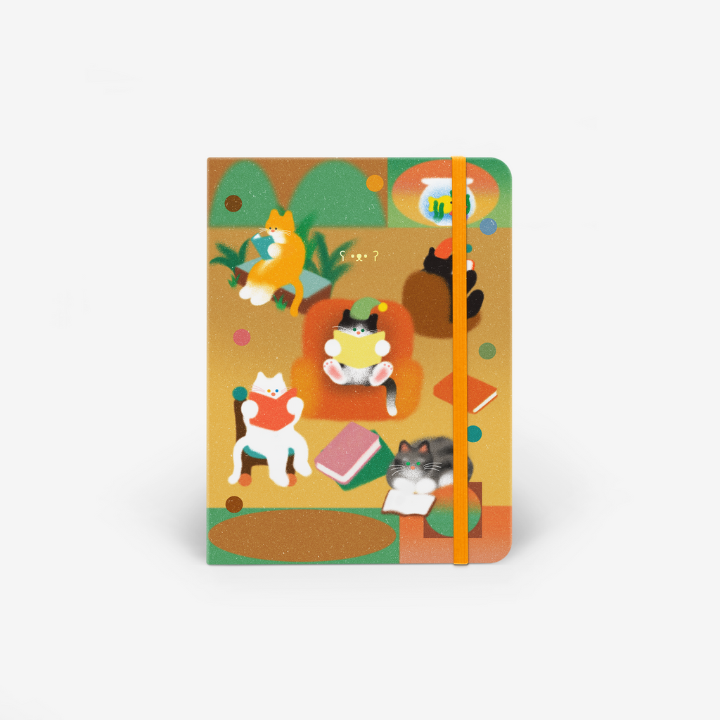 Quiet Paws Society Threadbound Notebook