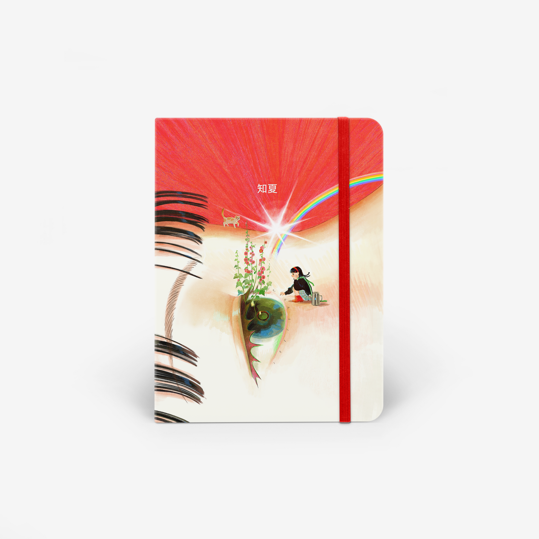 Watering the Eyelashes Threadbound Sketchbook by @ziora_w