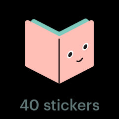 Mossery Stickers: Book (STC-001)