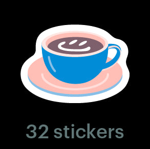 Mossery Stickers: Coffee (STC-004)