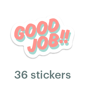 Mossery Stickers: Good Job (STC-006)