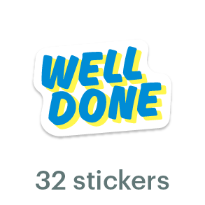 Mossery Stickers: Well Done (STC-007)