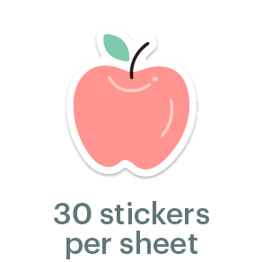 Mossery Stickers: Apple (STC-010)