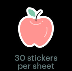 Mossery Stickers: Apple (STC-010)