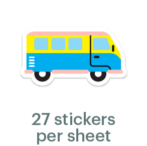 Mossery Stickers: Van (STC-016)