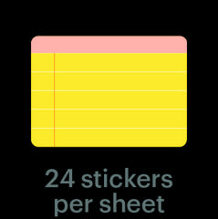 Mossery Stickers: Notes (STC-202)