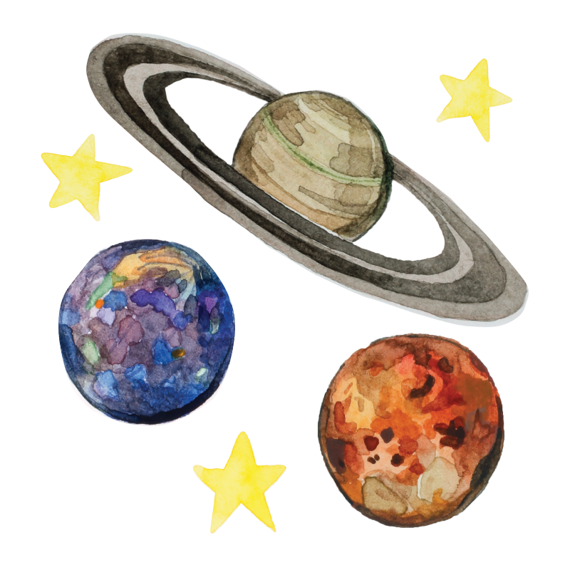 Artist Series Stickers: Planets (STC-512)