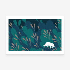 Night Wolf Art Print