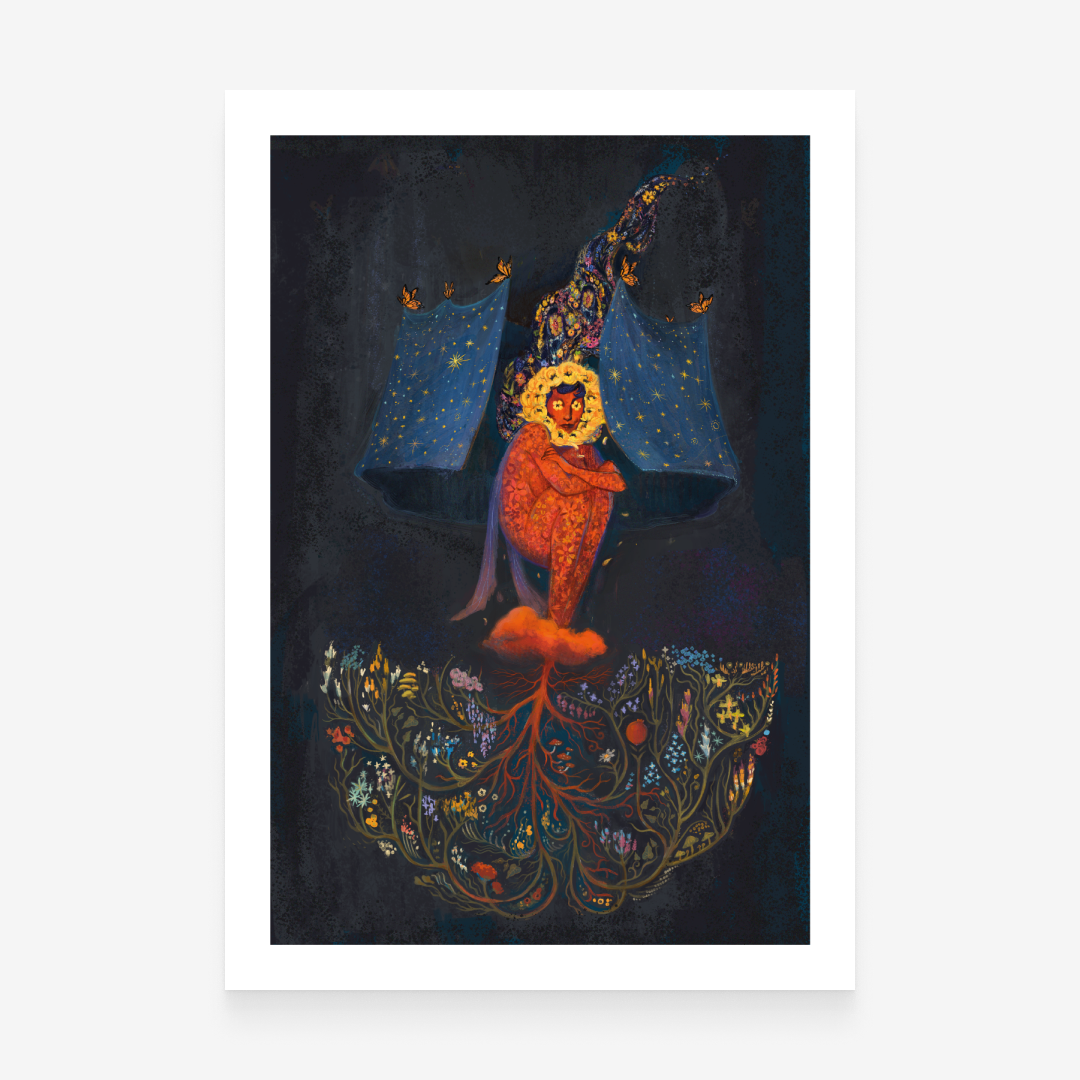 Spring Goes Back To Sleep Art Print