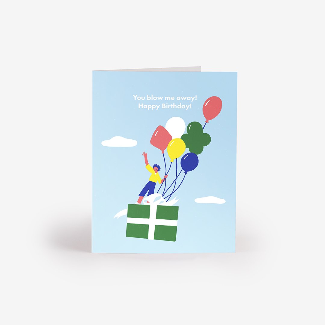 Balloon Wishes Greeting Card