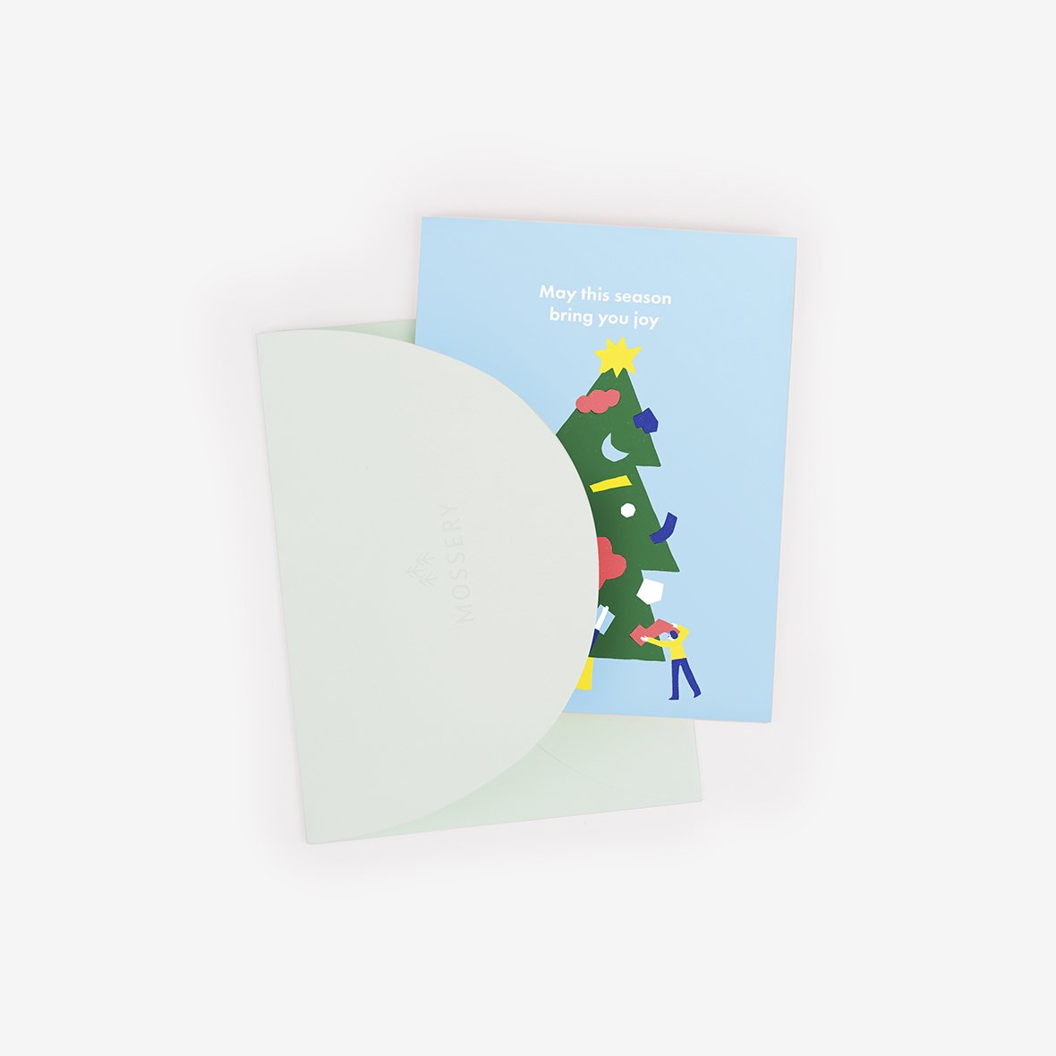 Treetop Star Greeting Card