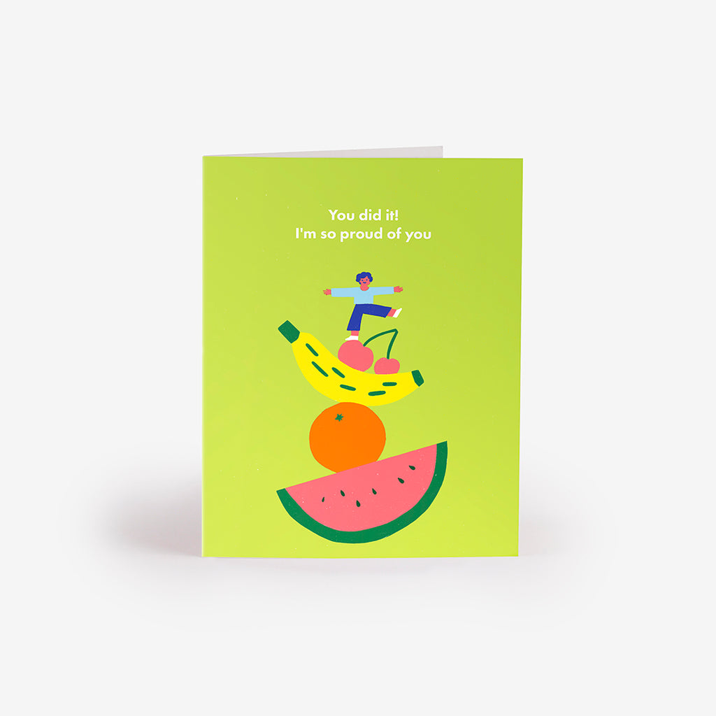 Fruity Victory Greeting Card
