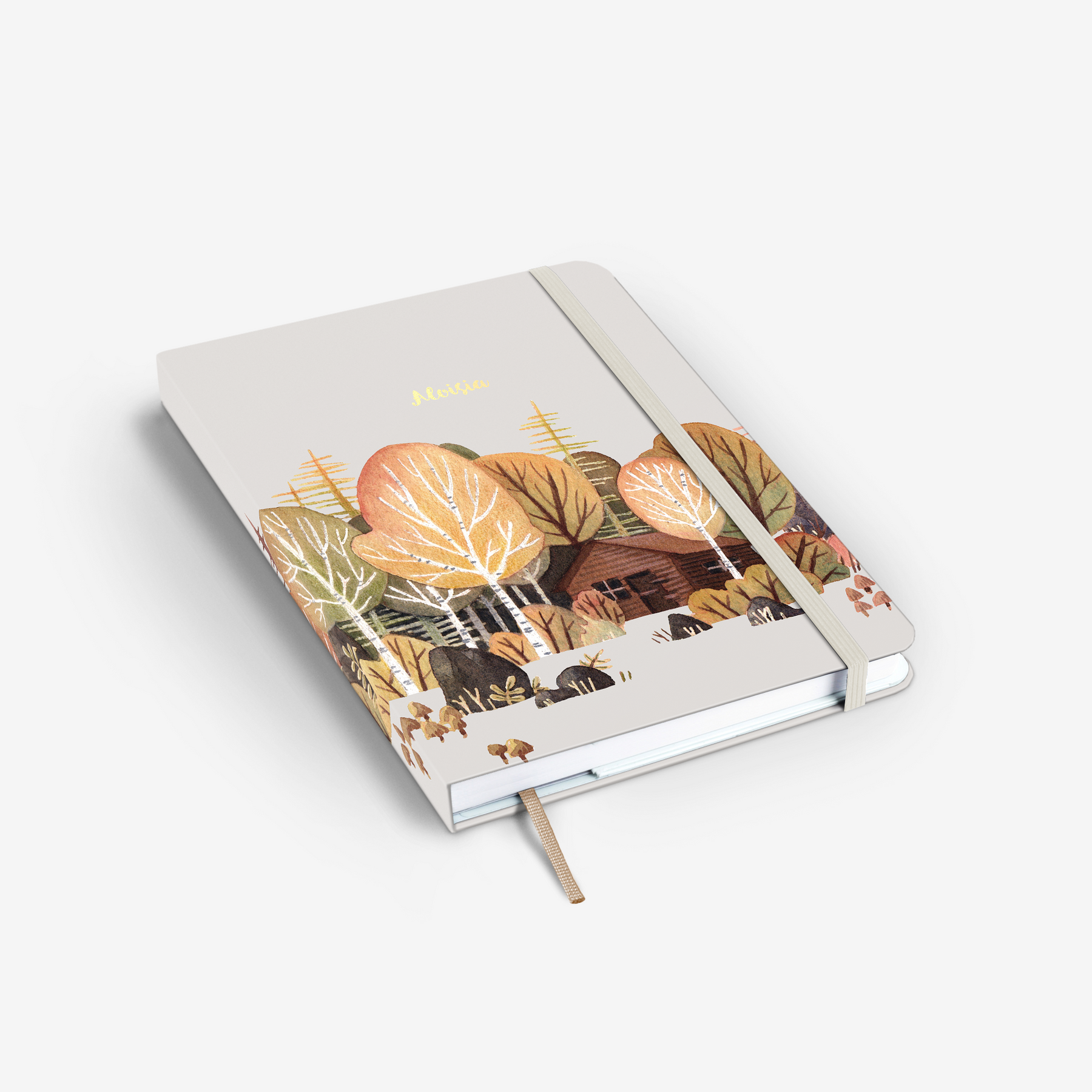 Birch Forest Light Threadbound Notebook