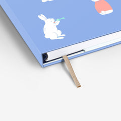 Bunny Blue Wirebound Notebook