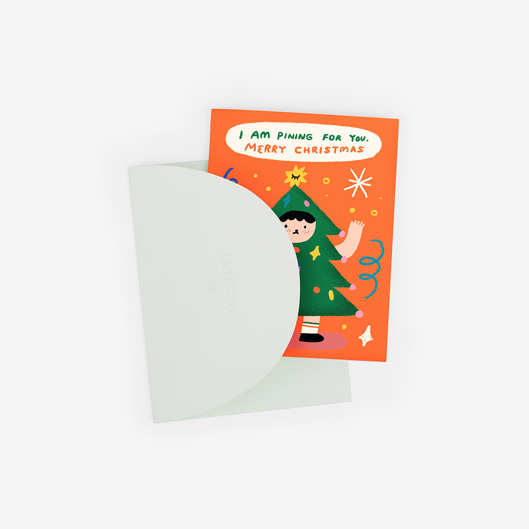 Costume Christmas Greeting Card