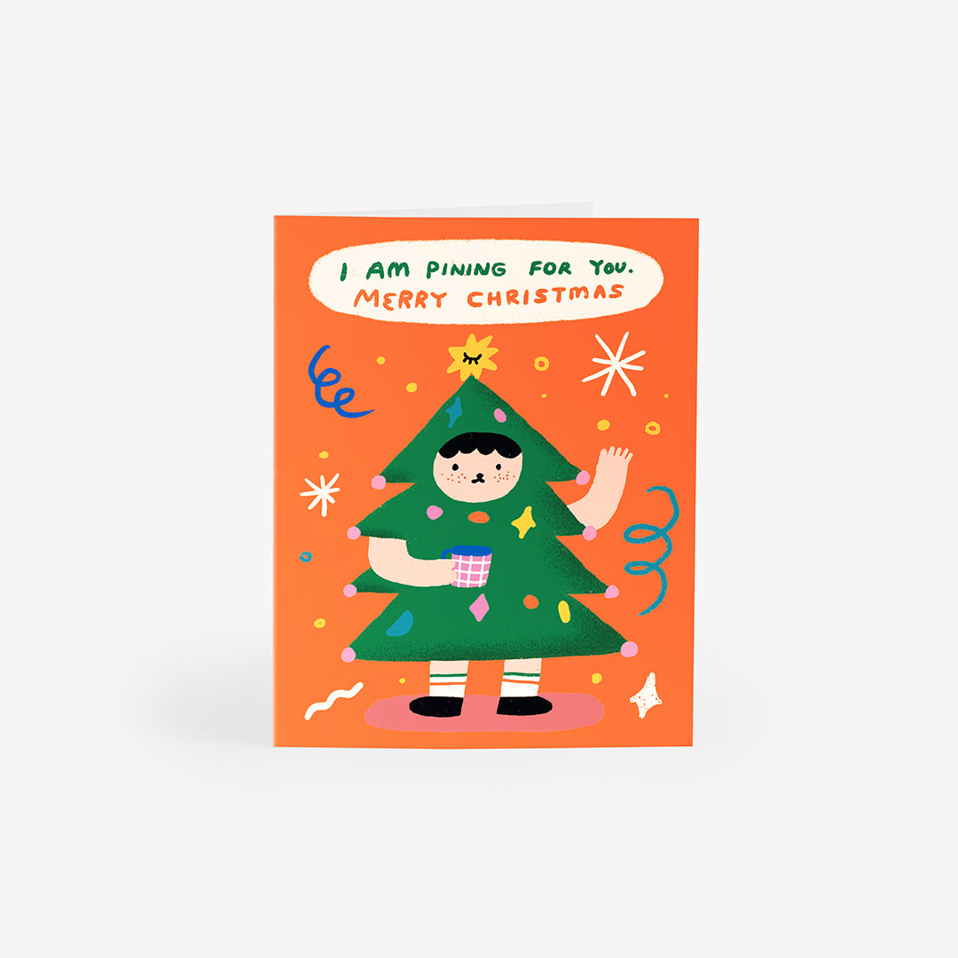 Costume Christmas Greeting Card