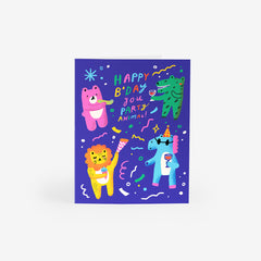 Party Animals Greeting Card