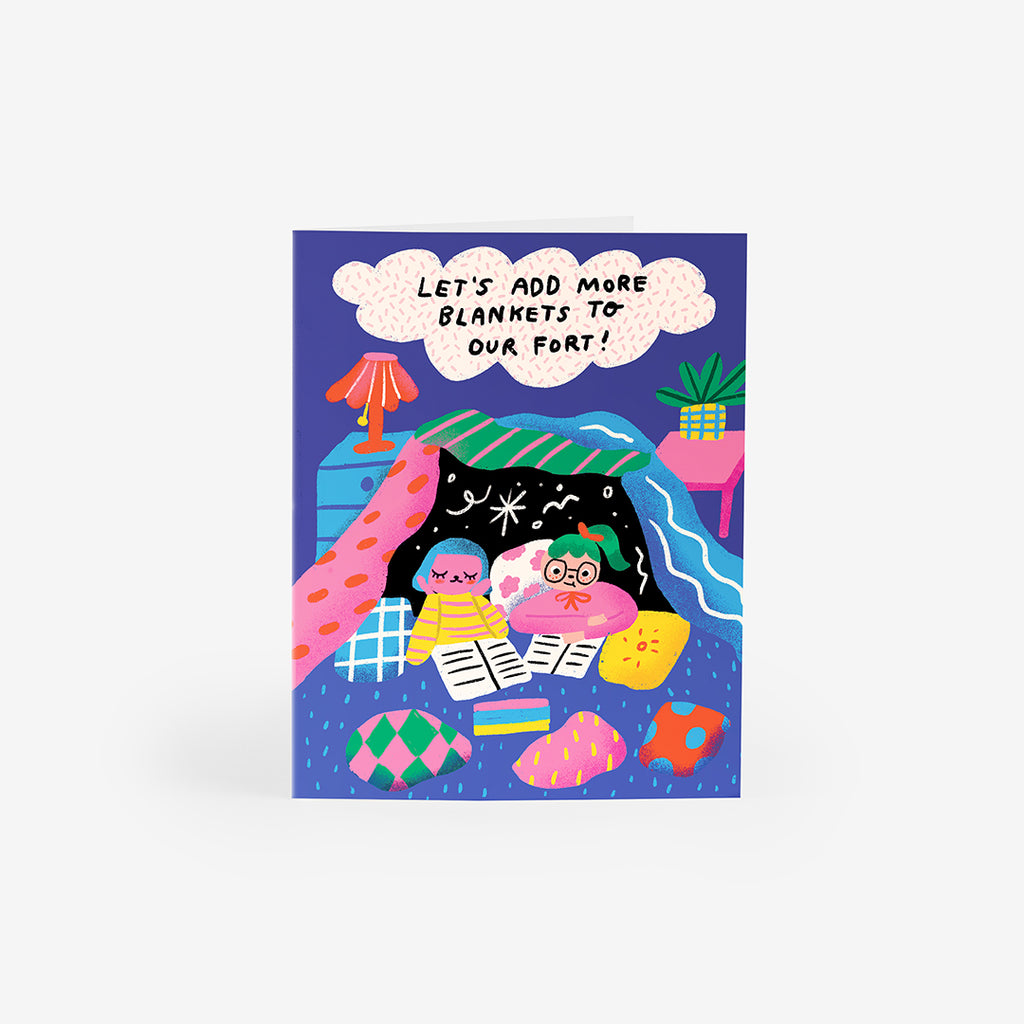 Blanket Fort Greeting Card