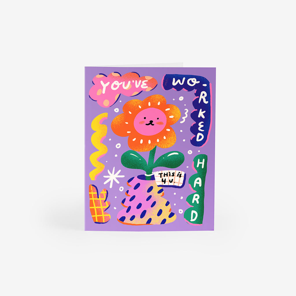 Flower Power Greeting Card