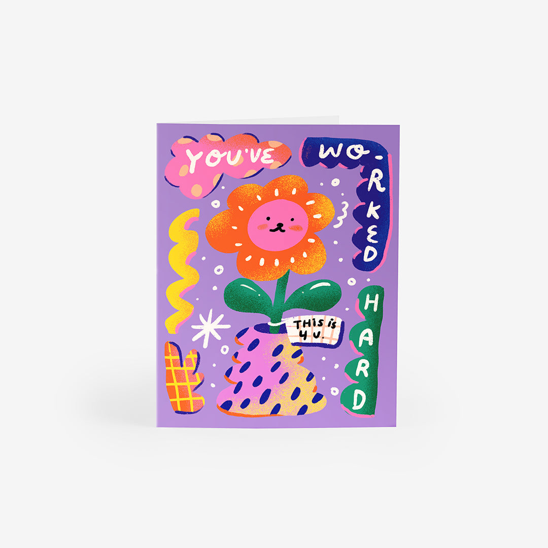 Flower Power Greeting Card