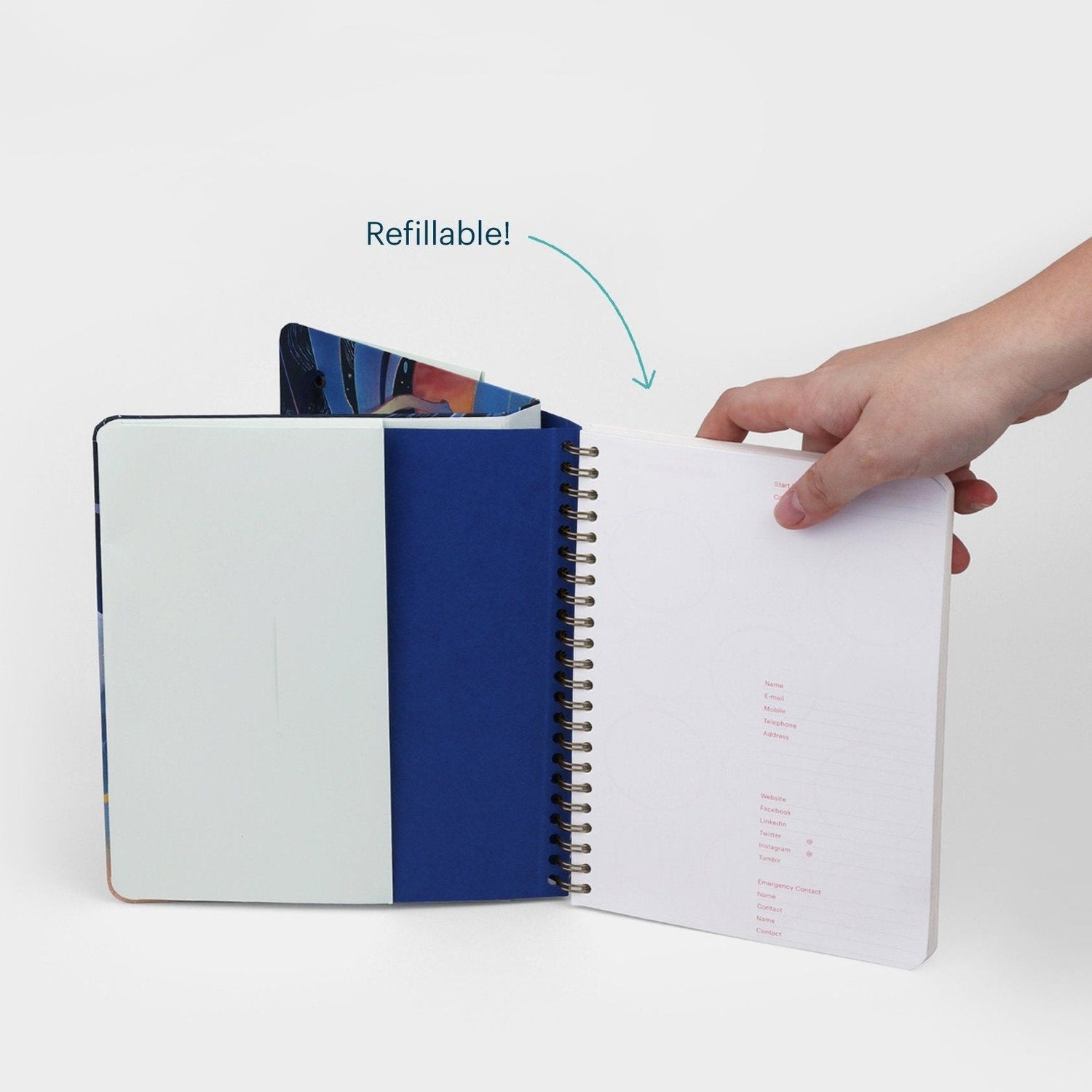 Shiba Royal Wirebound Notebook
