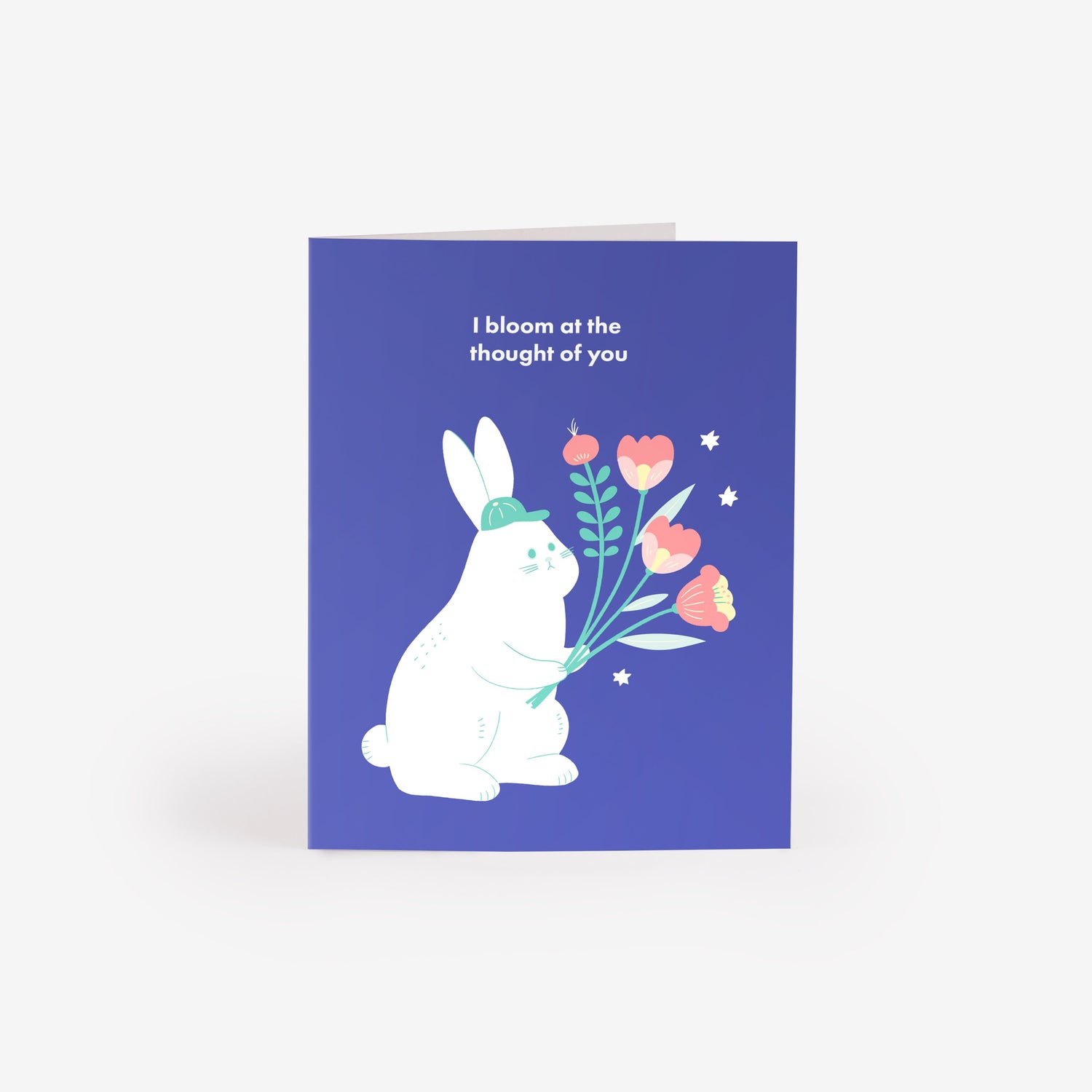 Bunny Bloom Greeting Card