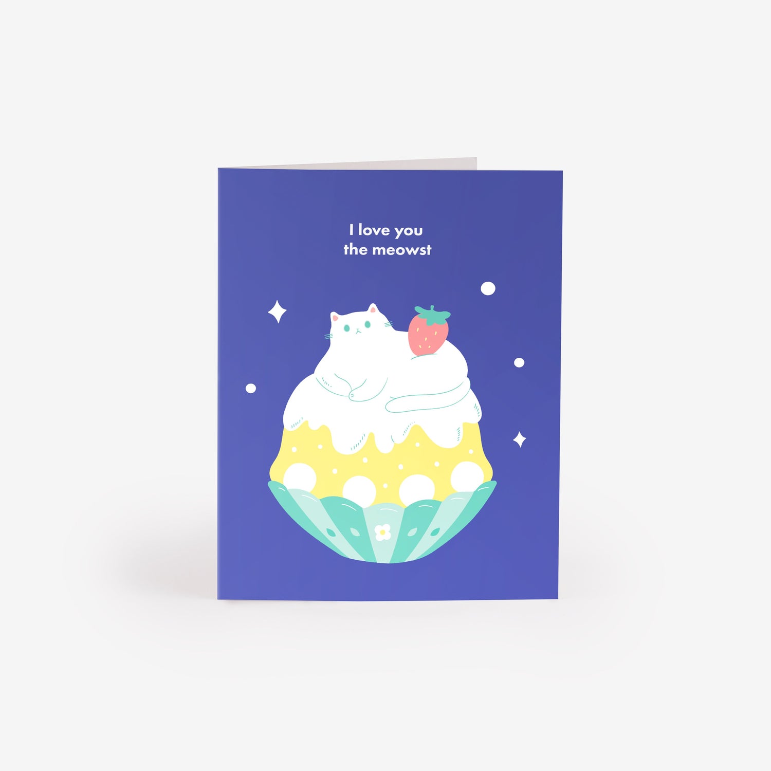 Snowcat Greeting Card